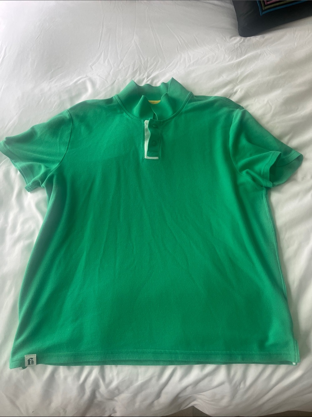 Bonobos Bright Green Men's Polo with Contrasting Placket